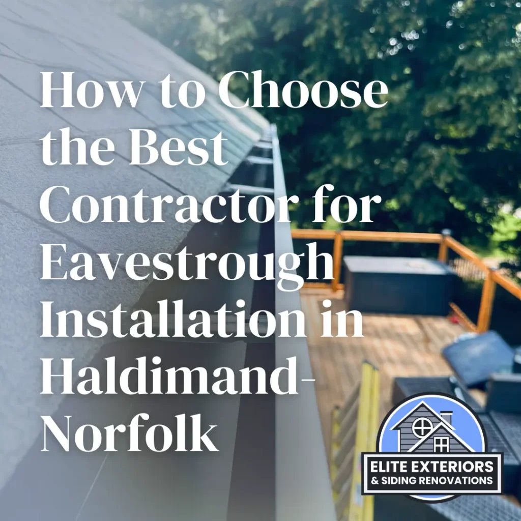 siding companies in haldimand norfolk