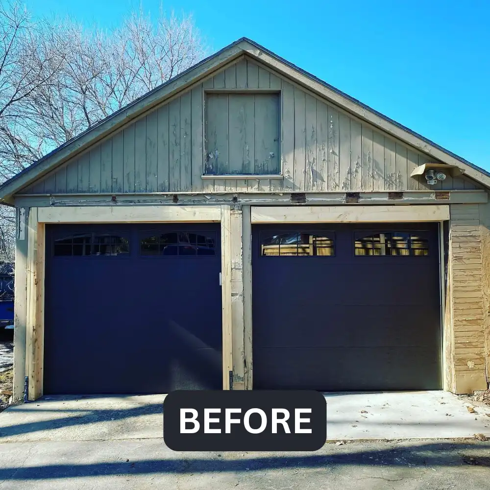 exterior renovation before photo on a home in hamilton